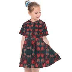 Floral Pattern Paisley Style Paisley Print   Kids  Sailor Dress by Eskimos