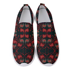 Floral Pattern Paisley Style Paisley Print   Women s Slip On Sneakers by Eskimos