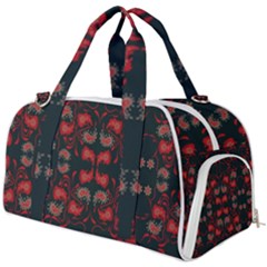 Floral Pattern Paisley Style Paisley Print   Burner Gym Duffel Bag by Eskimos