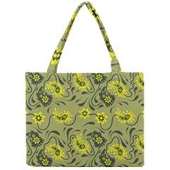 Floral Pattern Paisley Style Paisley Print   Mini Tote Bag by Eskimos