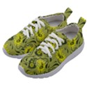 Floral pattern paisley style Paisley print.  Kids Athletic Shoes View2