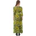 Floral pattern paisley style Paisley print.  Button Up Maxi Dress View2