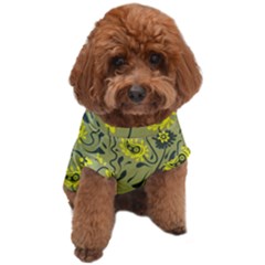 Floral Pattern Paisley Style Paisley Print   Dog T-shirt by Eskimos