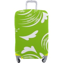 Folk Flowers Print Floral Pattern Ethnic Art Luggage Cover (large) by Eskimos