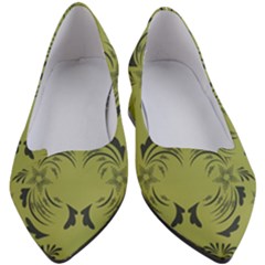 Floral Folk Damask Pattern Fantasy Flowers  Women s Block Heels  by Eskimos