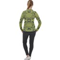 Floral folk damask pattern Fantasy flowers  Women s Pique Long Sleeve Tee View2