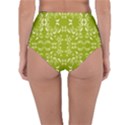 Floral folk damask pattern  Reversible High-Waist Bikini Bottoms View2