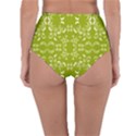 Floral folk damask pattern  Reversible High-Waist Bikini Bottoms View4