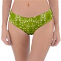 Floral folk damask pattern  Reversible Classic Bikini Bottoms View3