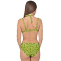 Floral folk damask pattern  Double Strap Halter Bikini Set View2