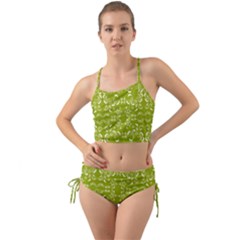 Floral Folk Damask Pattern  Mini Tank Bikini Set by Eskimos