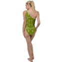 Floral folk damask pattern  To One Side Swimsuit View2