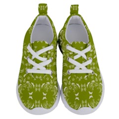 Floral Folk Damask Pattern  Running Shoes by Eskimos