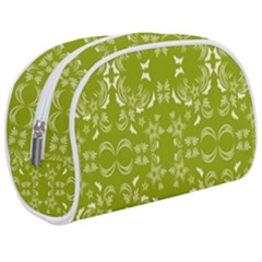 Floral Folk Damask Pattern  Make Up Case (medium) by Eskimos