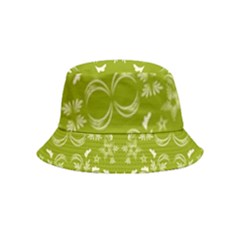 Floral Folk Damask Pattern  Bucket Hat (kids) by Eskimos