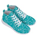 Folk flowers print Floral pattern Ethnic art Men s Lightweight High Top Sneakers View3