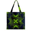 Abstract geometric design    Zipper Grocery Tote Bag View2