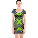 Abstract geometric design    Short Sleeve Bodycon Dress View1