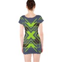 Abstract geometric design    Short Sleeve Bodycon Dress View2