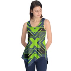 Abstract Geometric Design    Sleeveless Tunic by Eskimos