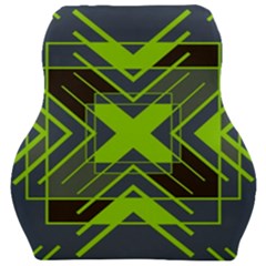 Abstract Geometric Design    Car Seat Velour Cushion  by Eskimos