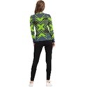 Abstract geometric design    Women s Long Sleeve Rash Guard View2