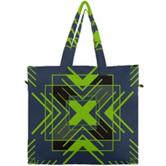 Abstract Geometric Design    Canvas Travel Bag by Eskimos