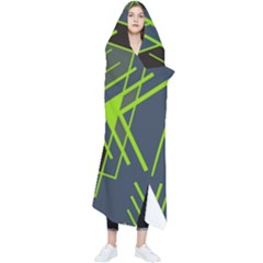 Abstract Geometric Design    Wearable Blanket by Eskimos