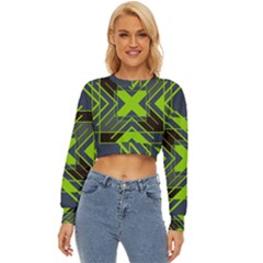 Abstract Geometric Design    Lightweight Long Sleeve Sweatshirt