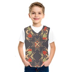 Abstract Geometric Design    Kids  Basketball Tank Top by Eskimos