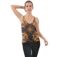 Abstract Geometric Design    Chiffon Cami by Eskimos