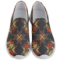 Abstract Geometric Design    Men s Lightweight Slip Ons by Eskimos