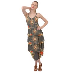 Abstract Geometric Design    Layered Bottom Dress by Eskimos