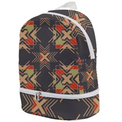 Abstract Geometric Design    Zip Bottom Backpack by Eskimos