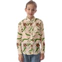 Folk flowers print Floral pattern Ethnic art Kids  Long Sleeve Shirt View1