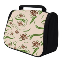 Folk Flowers Print Floral Pattern Ethnic Art Full Print Travel Pouch (small) by Eskimos