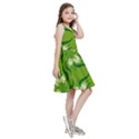 Floral folk damask pattern  Kids  Skater Dress View3