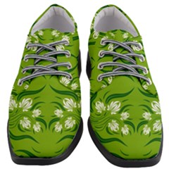 Floral Folk Damask Pattern  Women Heeled Oxford Shoes by Eskimos