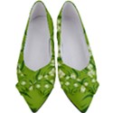 Floral folk damask pattern  Women s Bow Heels View1