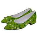 Floral folk damask pattern  Women s Bow Heels View2