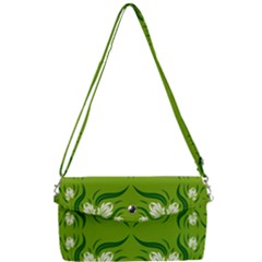 Floral Folk Damask Pattern  Removable Strap Clutch Bag by Eskimos