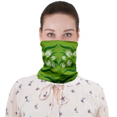 Floral Folk Damask Pattern  Face Covering Bandana (adult) by Eskimos