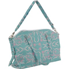 Floral Folk Damask Pattern  Canvas Crossbody Bag by Eskimos