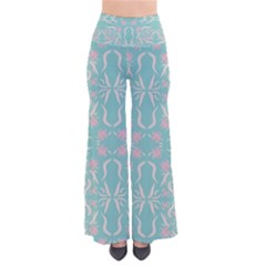 Floral Folk Damask Pattern  So Vintage Palazzo Pants by Eskimos