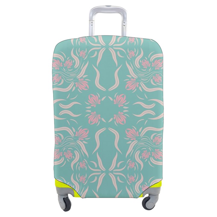 Floral folk damask pattern  Luggage Cover (Medium)