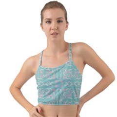 Floral Folk Damask Pattern  Mini Tank Bikini Top by Eskimos