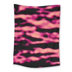 Pink  Waves Abstract Series No2 Medium Tapestry by DimitriosArt