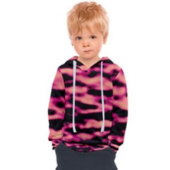 Pink  Waves Abstract Series No2 Kids  Overhead Hoodie