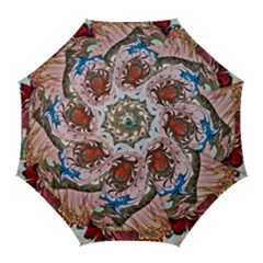 Marbling Collage Golf Umbrellas