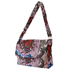 Marbling Collage Full Print Messenger Bag (s) by kaleidomarblingart